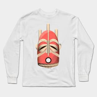 Watercolor tribal mask Long Sleeve T-Shirt